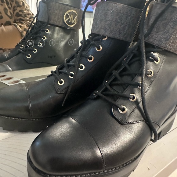 Michael Kors Black Ankle Boots - Picture 1 of 3
